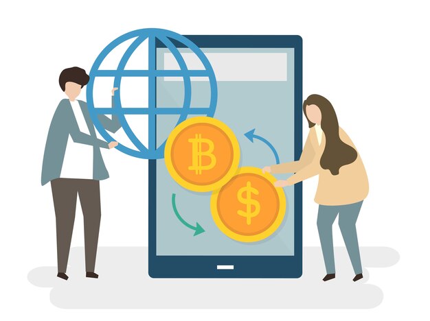 Logos of various crypto exchanges connected to a central portfolio